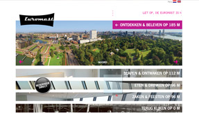 Ik maakte de website voor de bekende toren uit Rotterdam, de Euromast