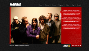 Website voor een band
