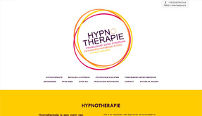 Een kleurrijke onepager voor hypnotherapie sessies