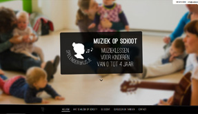 Een onepager website voor Spelenderwijsje uit Utrecht