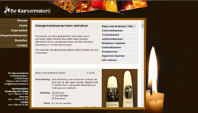 Een vernieuwde website uit 2006