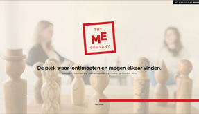 Een opvallende onepager website voor loopbaancoaching van de ME Company